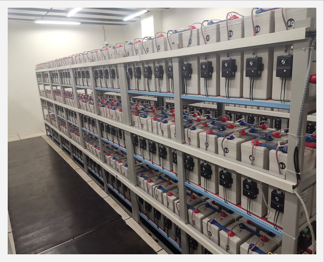 蓄電池監(jiān)測系統(tǒng)現(xiàn)場安裝情況